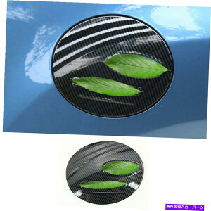 GAS TANK FUEL R^NLbvXotHX^[2019-2021̂߂ɐΖKXJo[gJ[{t@Co[1PCS Fuel Tank Cap Oil Gas Cover Trim Carbon Fiber 1PCS For Subaru Forester 2019-2021