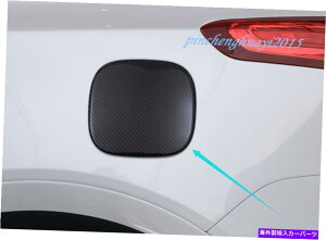 GAS TANK FUEL J[{t@Co[R^NLbvy{bNXJo[gɂĂ̓LfbNXT5 16-19 Real Carbon Fiber Fuel Tank Cap Gas Oil Box Cover Trim For Cadillac XT5 16-19
