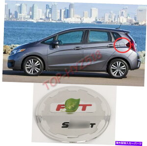 GAS TANK FUEL z_tBbg/WY2015-2017X`[Vo[tB[^NRKXICLbvJo[邽߂ For Honda Fit/Jazz 2015-2017 Steel Silver Filler Tank Fuel Gas Oil Cap Cover