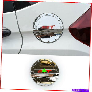 GAS TANK FUEL z_tBbgWY2015-2019N[t[G^NLbvKXJo[ĝ߂ For Honda Fit Jazz 2015-2019 Chrome Fuel tank cap oil gas Decoration cover trim