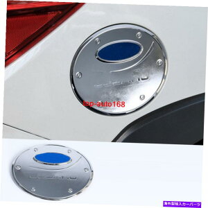 GAS TANK FUEL スバルXV Crosstrek 2018から19のためにABSのスィルヴ燃料タンクカバー石油ガスキャップカバートリム ABS silve fuel tank cover oil gas cap cover trim For Subaru Crosstrek XV 2018-19