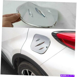 GAS TANK FUEL 2016?2018N[KXLbvR^NJo[ĝ߂Ƀg^CHR CHR Chrome Gas Cap Fuel Tank Cover Trim For For Toyota CHR C-HR 2016~2018