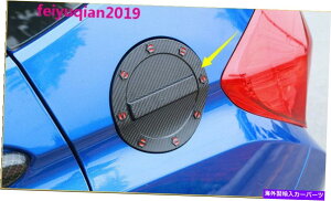 GAS TANK FUEL 1x̃J[{t@Co[R^NLbvy{bNX2018Jo[Ƀz_tBbgWYی 1x Carbon Fiber Fuel Tank Cap Gas Oil Box protect Cover For Honda Fit Jazz 2018