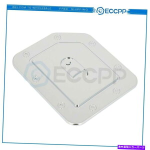 GAS TANK FUEL 414Y^C^gvN[bLLbgKX^NRhAJo[gbNp For 04-14 Nissan Titan Triple Chrome Kit Plated Gas Tank Fuel Door Cover truck