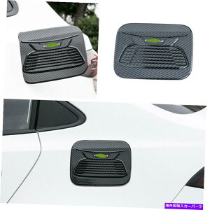 GAS TANK FUEL 2019-2021̂߂̃g^J[J[{t@Co[ABSR^NLbvΖKXJo[g For 2019-2021 Toyota Corolla Carbon Fiber ABS Fuel Tank Cap Oil Gas Cover Trim