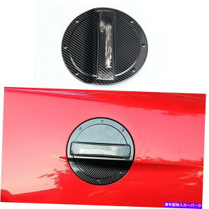 GAS TANK FUEL X`[Yf@۔R^NLbvΖKXJo[ĝ߂ɃtH[h}X^O2015-2020 Steel Carbon Fiber Fuel Tank Cap Oil Gas Cover Trim For Ford Mustang 2015-2020