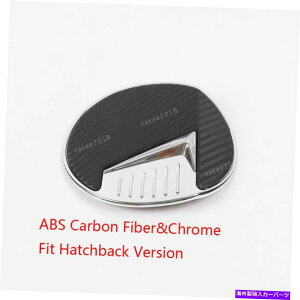 GAS TANK FUEL J[{t@Co[R^NJo[ΖKXLbvĝ߂Ƀg^J[2019-2020 ABS Carbon Fiber Fuel Tank Cover Oil Gas Cap Trim For Toyota Corolla 2019-2020 ABS