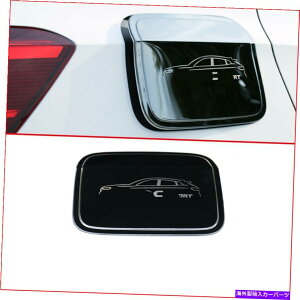 GAS TANK FUEL tHNX[QVW T-ROC 2018-2019ubNX`[R^NJo[ΖKXLbvĝ߂ For Volkswagen VW T-ROC 2018-2019 Black Steel fuel tank cover oil gas cap trim