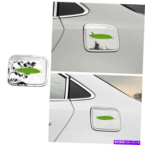 GAS TANK FUEL g^J[2019-2021|SR^NLbvΖKXJo[g1pcs Silver Steel Fuel Tank Cap Oil Gas Cover Trim 1pcs For Toyota Corolla 2019-2021