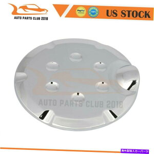 GAS TANK FUEL gvN[bLKXR^NhAJo[̓tH[hF-150 3.5L 3.7LɓK܂ Triple Chrome Plated Gas Fuel Tank Door Cover Fits Ford F-150 3.5L 3.7L