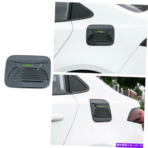 GAS TANK FUEL 2019-2021g^J[J[{t@Co[1̔R^NLbvΖKXJo[g Fuel Tank Cap Oil Gas Cover Trim For 2019-2021 Toyota Corolla Carbon Fiber 1pc