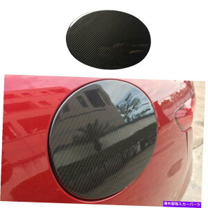 GAS TANK FUEL At@IWA2017-2021J[{t@Co[R^NLbvΖKXJo[g1X̏ꍇ For Alfa Romeo Giulia 2017-2021 Carbon Fiber Fuel Tank Cap Oil Gas Cover Trim 1X
