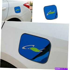GAS TANK FUEL tBbĝ߂̃g^J[2014-2018X`[u[R^NLbvΖKXJo[g1PC Fit For Toyota Corolla 2014-2018 Steel Blue Fuel Tank Cap Oil Gas Cover Trim 1PC