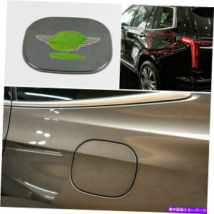 GAS TANK FUEL tBbĝ߂̃LfbNXT6 2019N2020NubN`^R^NLbvΖKXJo[g Fit For Cadillac XT6 2019-2020 Black Titanium Fuel Tank Cap Oil Gas Cover Trim
