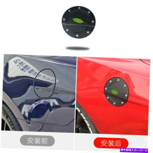 GAS TANK FUEL �t�H�[�h�}�X�^���O�̂��߂�2015����20�u���b�N�G�N�X�e���A�R���^���N�L���b�v�Ζ��K�X�J�o�[�g���������t���܂� For Ford Mustang 2015-20 Black Replace Exterior Fuel Tank Cap Oil Gas Cover Trim
