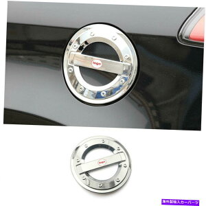 GAS TANK FUEL 2013-2018̂߂̃g^RAV4N[GNXeAR^NLbvΖKXJo[g1pcs For 2013-2018 Toyota RAV4 Chrome Exterior Fuel Tank Cap Oil Gas Cover Trim 1pcs