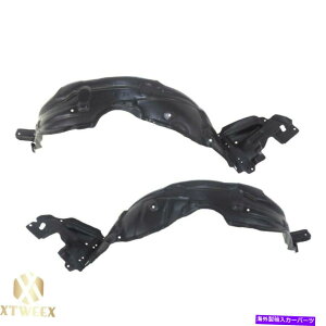 Fender Liner Splash +E04-09g^̃vEXɂĂ2̃TChtF_[Ci[XvbVV[hyAZbg Left+Right Side Fender Liner Splash Shield Pair Set of 2 For 04-09 Toyota Prius