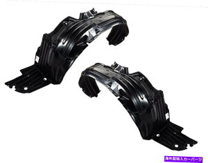 Fender Liner Splash VtgtF_[Ci[XvbVV[hyAZbgp̃NGXg2004 - 2009 63843CK000 New Front Fender Liner Splash Shield Pair Set For Quest 2004 - 2009 63843CK000