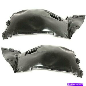 Fender Liner Splash 22007N2013NBMW 328i 335ĩtgẼTChZbgp̃XvbVV[h Splash Shield For 2007-2013 BMW 328i 335i Front Left & Right Side Set of 2