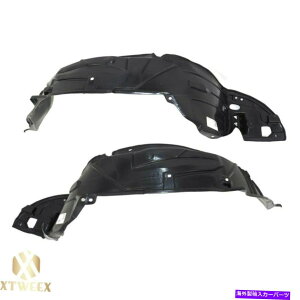 Fender Liner Splash 04-05z_VrbN̂߂2̍+ETChtF_[Ci[XvbVV[hyAZbg Left+Right Side Fender Liner Splash Shield Pair Set of 2 For 04-05 Honda Civic