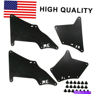 Fender Liner Splash 2003-2009g^EnCbNXT[ttF_[Ci[K[hubN4PCXvbVV[Nbv 4PC Splash Seals & Clips For 2003-2009 Toyota 4Runner Fender Liner Guard Black