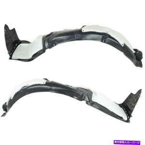Fender Liner Splash 2tghCo[ȃyA̐VXvbVV[Ŷ߂Ƀq_C\i^Zbg New Splash Shields For Hyundai Sonata Set Of 2 Front Driver & Passenger Pair