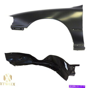 Fender Liner Splash 92?96�g���^�J�������u�h���C�o�[�T�C�h�t�F���_�[+�X�v���b�V���V�[���h�R���{�Z�b�g�g�� Left Driver Side Fender+Splash Shield Combo Set Assembly For 92-96 Toyota Camry �y���s�A���i�z