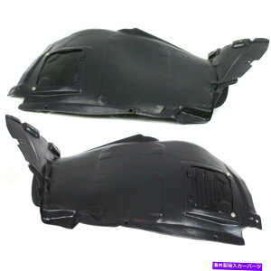 Fender Liner Splash 22008N2013NBMW 135i128ItgẼTChZbgp̃XvbVV[h Splash Shield For 2008-2013 BMW 135i 128i Front Left & Right Side Set of 2