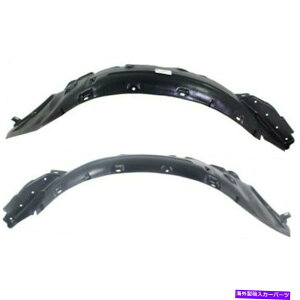 Fender Liner Splash 22002N2005NALNSXtgAhCo[ƏȑZbgp̃XvbVV[h Splash Shield For 2002-2005 Acura NSX Front, Driver and Passenger Side Set of 2