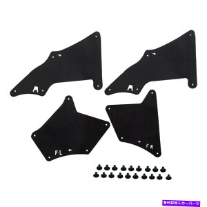 Fender Liner Splash 2003-2009�g���^�E�n�C���b�N�X�T�[�t�t�F���_�[���C�i�[�K�[�h�̂��߂�4�X�v���b�V���V�[�����N���b�v�̃Z�b�g Set of 4 Splash Seals & Clips for 2003-2009 Toyota 4Runner Fender Liner Guard �y��