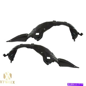 Fender Liner Splash ��+�E2 9��14���̂��߂ɓ��Y�}�L�V�}�̃T�C�h�t�F���_�[���C�i�[�X�v���b�V���V�[���h�y�A�Z�b�g Left+Right Side Fender Liner Splash Shield Pair Set of 2 For 09-14 Nissan Maxima �y���s�A���i�z