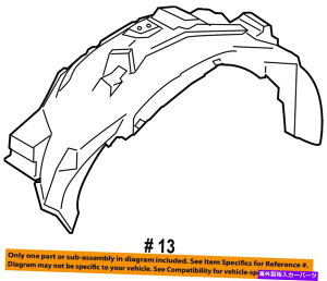 Fender Liner Splash FORD OEM F-150-�t�����g�t�F���_�[���C�i�[�C���i�[�X�v���b�V���V�[���h�K�[�h�E��FL3Z16102C FORD OEM F-150-Front Fender Liner Inner Splash Shield Guard Right FL3Z16102C �y���s�A���i�z
