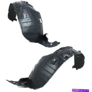 Fender Liner Splash 22008N2013N̓Y[OtgẼTChZbgp̃XvbVV[h Splash Shield For 2008-2013 Nissan Rogue Front Left & Right Side Set of 2