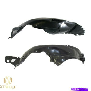 Fender Liner Splash ��+�E10-12�t�H�[�h�t���[�W�����̂��߂�2�̃T�C�h�t�F���_�[���C�i�[�X�v���b�V���V�[���h�y�A�Z�b�g Left+Right Side Fender Liner Splash Shield Pair Set of 2 For 10-12 Ford Fusion �y���s�A��