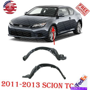 Fender Liner Splash 2013�t�����g�E���� - �T�C�I��tC��2011�̃X�v���b�V���V�[���h�t�F���_�[���C�i�[�̃Z�b�g Set of Splash Shield Fender Liners For Scion tC 2011 - 2013 Front Right & Left