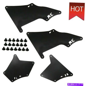 Fender Liner Splash g^4i[tF_[Ci[GvV[DtbvtA320̂߂̃XvbVV[h Splash Shield for Toyota 4 Runner Fender Liner Apron Seal Mud Flaps Flares 03-20