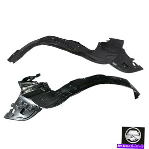 Fender Liner Splash 2tghCo[ȃyA̐VXvbVV[Ŷ߂Ƀz_IfbZCZbg New Splash Shields For Honda Odyssey Set Of 2 Front Driver & Passenger Pair