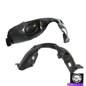 Fender Liner Splash 2tghCo[ȃyA̐VXvbVV[Ŷ߂̃~jN[p[̐ݒ New Splash Shields For Mini Cooper Set Of 2 Front Driver & Passenger Pair