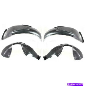 Fender Liner Splash BMW 530iXvbVK[h/tF_[Ci[20012003 LHRHyA/Zbg̃tgx[X̏ꍇ For BMW 530i Splash Guard/Fender Liner 2001-2003 LH & RH Pair/Set Front Base
