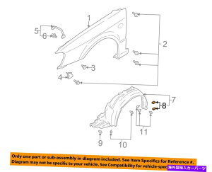 Fender Liner Splash SUBARU OEM-tF_[Ci[XvbVV[hvbVNbveCi[uChxbg759114020 SUBARU OEM-Fender Liner Splash Shield Push Clip Retainer Blind Rivet 759114020