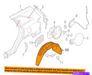 Fender Liner Splash KIA OEM 2016\gAtF_[Ci[Ci[XvbVV[hK[h86830C6000 KIA OEM 2016 Sorento Rear-Fender Liner Inner Splash Shield Guard Left 86830C6000