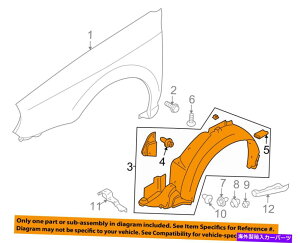 Fender Liner Splash SUBARUCvbTOEM 06-07AtgtF_[Ci[XvbVV[h59110FE131 SUBARU OEM 06-07 Impreza-Front Fender Liner Splash Shield Left 59110FE131