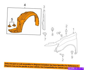 Fender Liner Splash ALHONDA OEM 12-14 TL-tgtF_[Ci[XvbVV[hE74101TK4A01 Acura HONDA OEM 12-14 TL-Front Fender Liner Splash Shield Right 74101TK4A01
