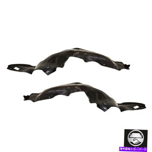 Fender Liner Splash 2フロントドライバー&助手席ペアの新しいスプラッシュシールズのためにシボレーアベオセット New Splash Shields For Chevrolet Aveo Set Of 2 Front Driver & Passenger Pair