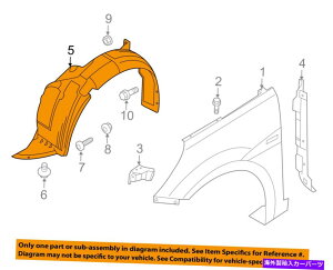 Fender Liner Splash HYUNDAI OEMANZgAtgtF_[Ci[Ci[XvbVV[hK[h868111R010 HYUNDAI OEM Accent-Front Fender Liner Inner Splash Shield Guard Left 868111R010