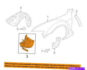 Fender Liner Splash マツダRX-8 OEMフロントフェンダーライナースプラッシュシールドパネルカバー右F1515613YB MAZDA OEM RX-8 Front Fender-Liner Splash Shield Panel Cover Right F1515613YB