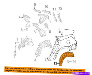 Fender Liner Splash TOYOTA OEM 10-15vEXAtF_[Ci[XvbVV[h6563847021 TOYOTA OEM 10-15 Prius Rear-Fender Liner Splash Shield Left 6563847021