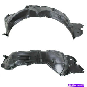 Fender Liner Splash 2tgCi[tF_[XvbVV[hCi[LHRHTCh̐VZbǵAIS250ɓK܂ New Set of 2 Front Inner Fender Splash Shield Liner LH & RH Side Fits IS250