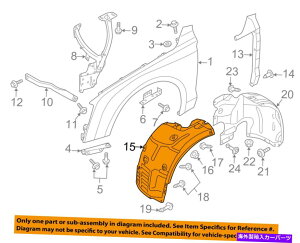 Fender Liner Splash AEfBOEM 11-15 A8NgEtgtF_[Ci[XvbVV[hE4H0821172L AUDI OEM 11-15 A8 Quattro-Front Fender Liner Splash Shield Right 4H0821172L