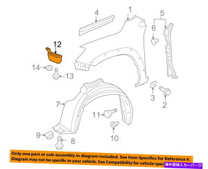 Fender Liner Splash TOYOTA RAV4 OEMtgtF_[Ci[XvbVV[hplJo[538960R010 TOYOTA OEM RAV4 Front Fender-Liner Splash Shield Panel Cover Left 538960R010